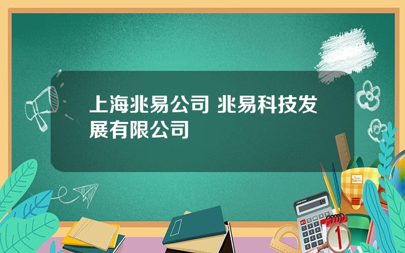 上海兆易公司 兆易科技发展有限公司